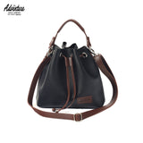 Adventure Bucket Sling Bag / Top Handle Bag Vegan Leather Diana
