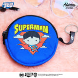Adventure Justice League Chibi Collection Coin Purse Organizer Round Wallet Aini-Superman