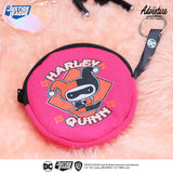 Adventure Justice League Chibi Collection Coin Purse Organizer Round Wallet Aini-Harley Quinn