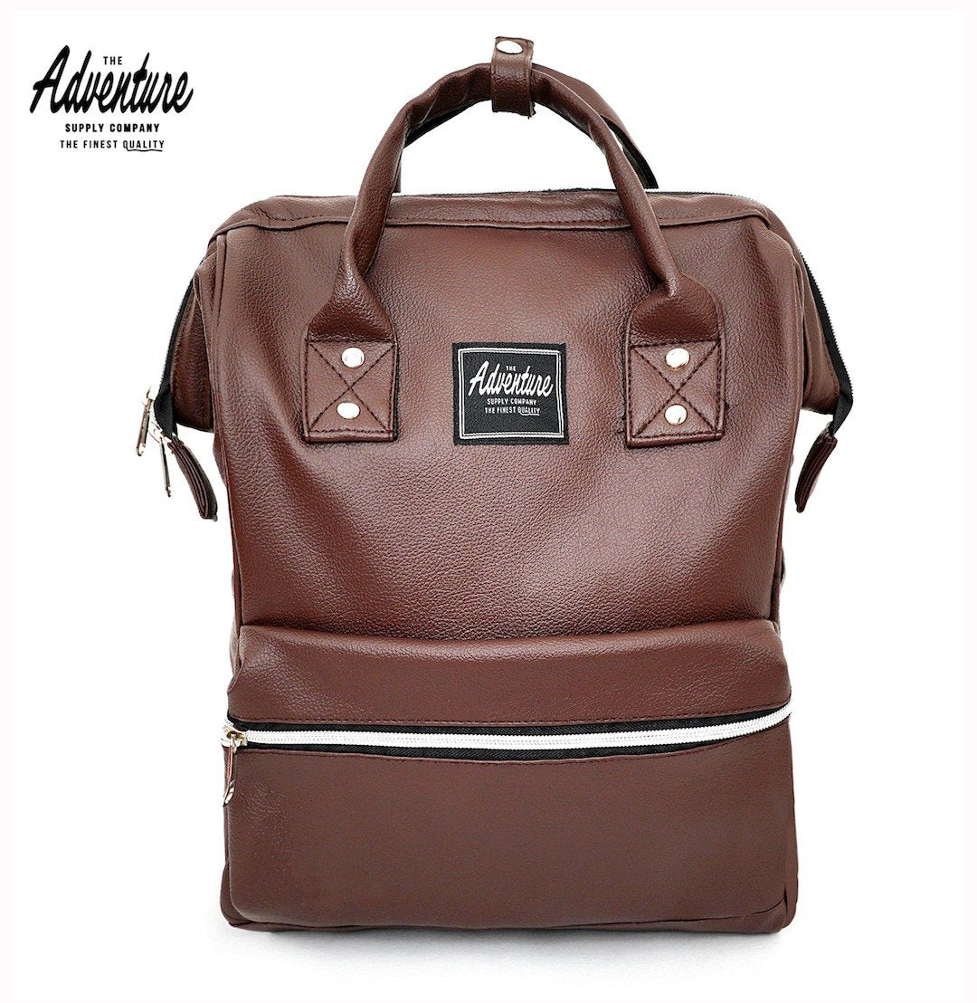 artemis leather backpack Adventure Backpack Artemis (Faux Leather) – The Adventure