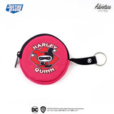 Adventure Justice League Chibi Collection Coin Purse Organizer Round Wallet Aini-Harley Quinn