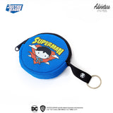 Adventure Justice League Chibi Collection Coin Purse Organizer Round Wallet Aini-Superman