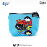 Adventure Justice League Chibi Collection Coin Purse Organizer Wallet Lilo-Batman, Wonder,Super