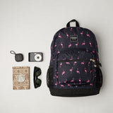 Adventure Backpack Jeremy Printed Flamingo