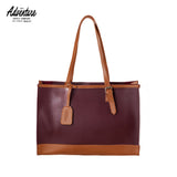 Adventure Tote Bag Laptop Bag Shoulder Bag Vegan Leather Anette