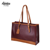 Adventure Tote Bag Laptop Bag Shoulder Bag Vegan Leather Anette