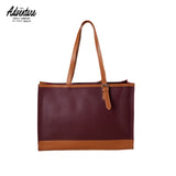 Adventure Tote Bag Laptop Bag Shoulder Bag Vegan Leather Anette