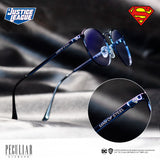 Justice League X Peculiar Eyewear Superman Eyeglasses Anti-Radiation UV400 Replaceable Lenses Computer glasses for Men and Women