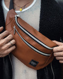 Adventure Belt bag Fanny pack Rye (Faux Leather)