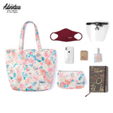 Adventure Limited Floral Tote Bag & Pouch Set Collection Cristina