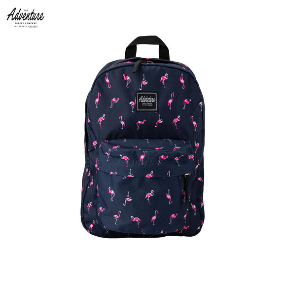 Adventure Backpack Jared Printed Flamingo