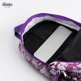 Adventure Backpack Jeremy Printed Violet Butterfly