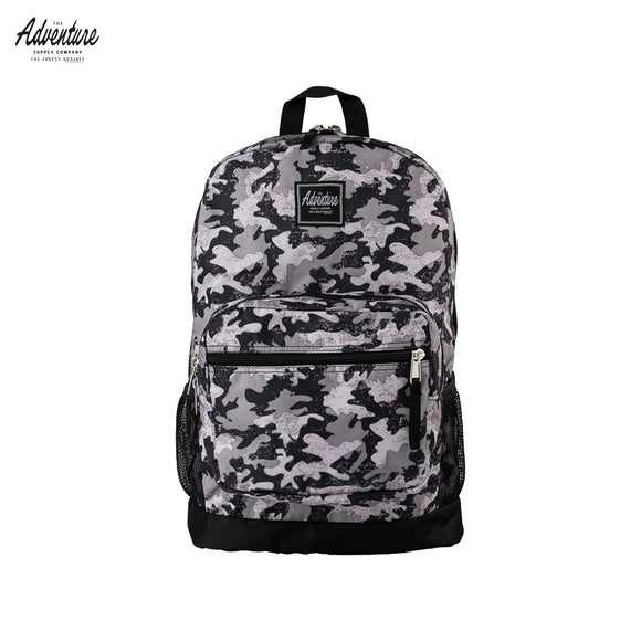 Adventure Backpack Jeremy Printed Grey Camouflage
