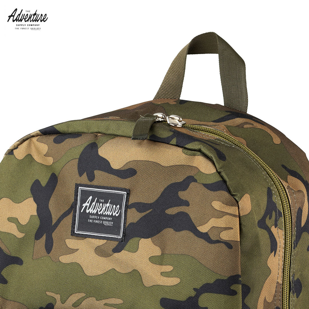 Adventure Backpack Jeremy Printed Fatigue Camouflage – The