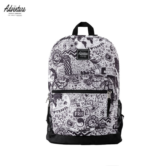 Adventure Backpack Jeremy Printed Travel