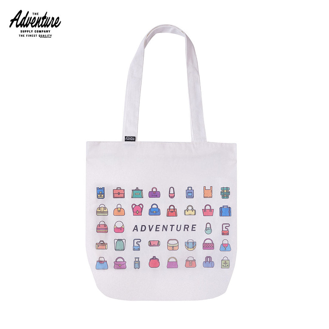 Adventure Unisex Printed Thick Canvas Tote Bag