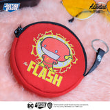 Adventure Justice League Chibi Collection Coin Purse Organizer Round Wallet Aini-The Flash